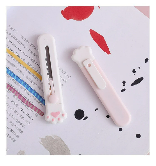 Kawaii Cat Paw Utility knife/Unique office supplies school supplies, cute stationery