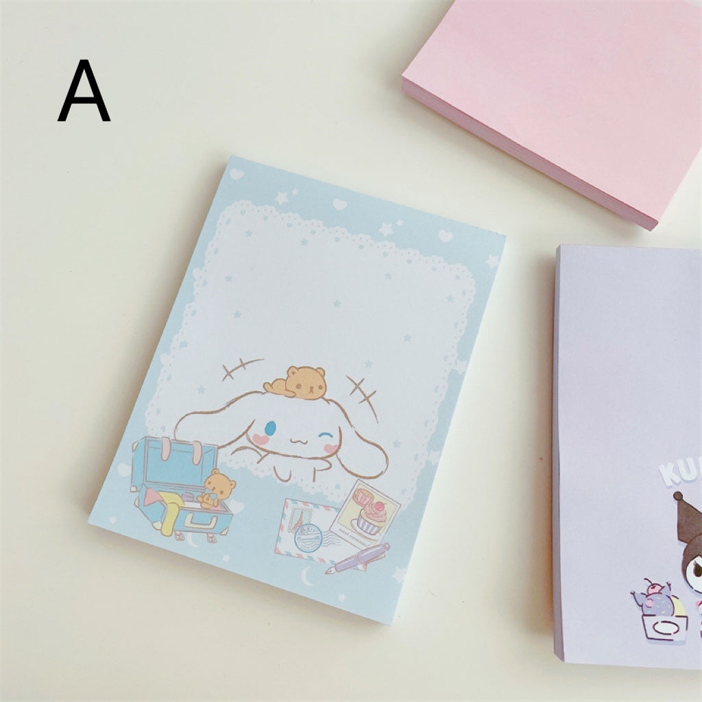 Kawaii cartoon memo pad/ S characters memo pad
