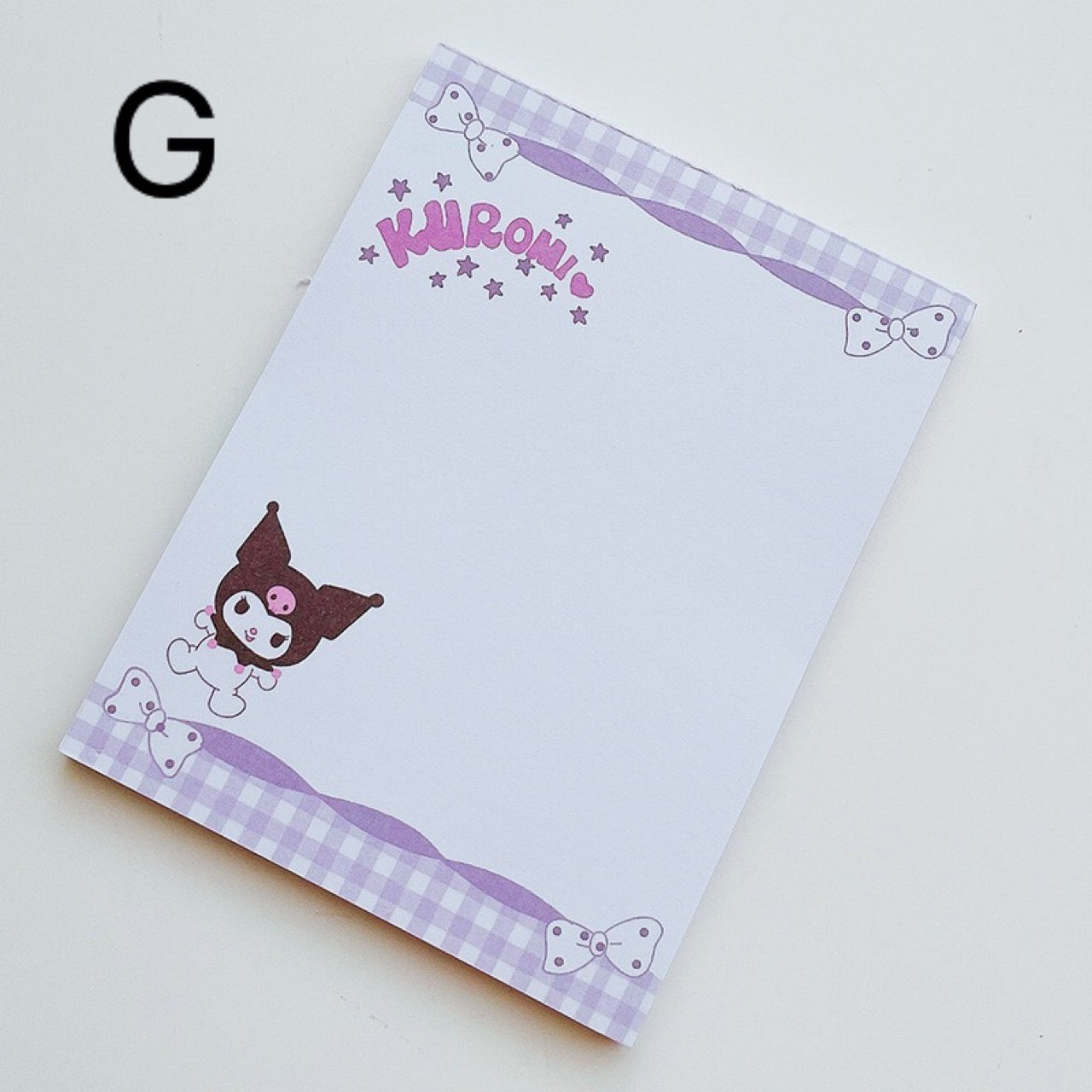 Kawaii cartoon memo pad/ S characters memo pad