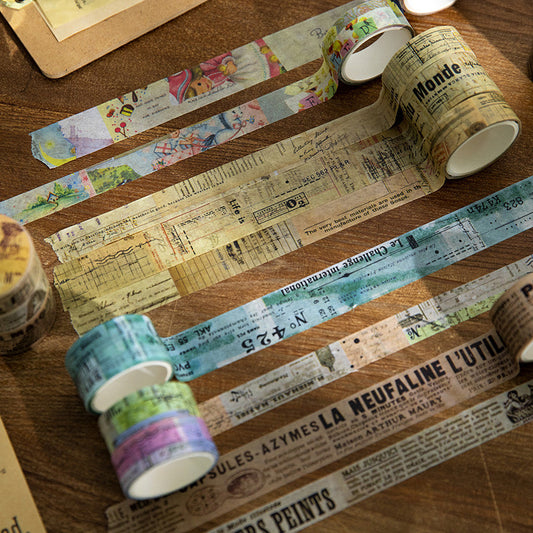 MGZC Set of 3 Vintage Design Washi Tape