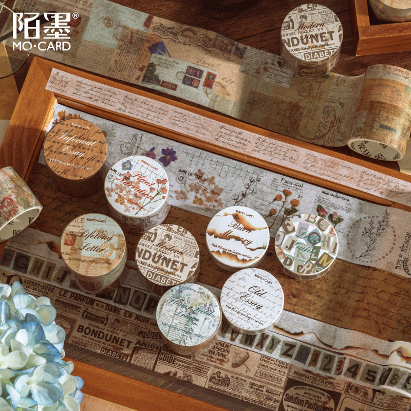 MOMO Set of 4 Vintage Design Washi Tape