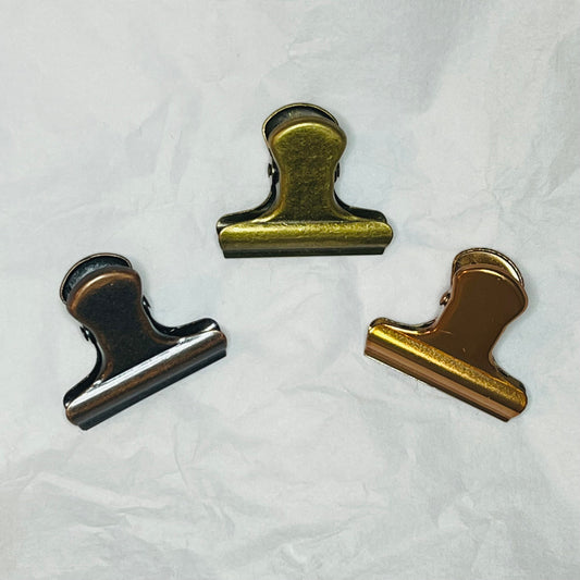 3 PCS Mini Vintage style Binder Clips
