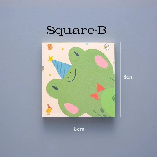 Multi-size Cartoon Animal 50/90 pages memo pads/ note pads