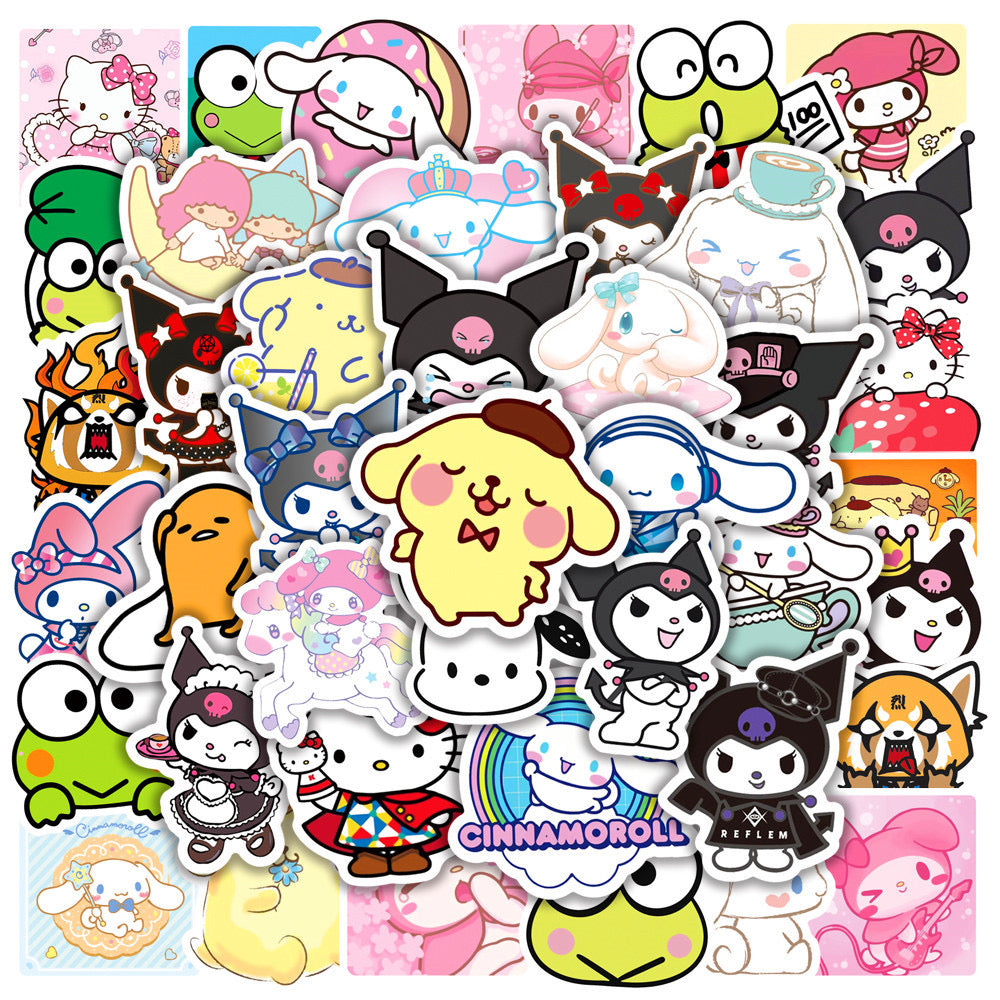 [Free ShIpping] Waterproof Kawaii cartoon Characters sticker