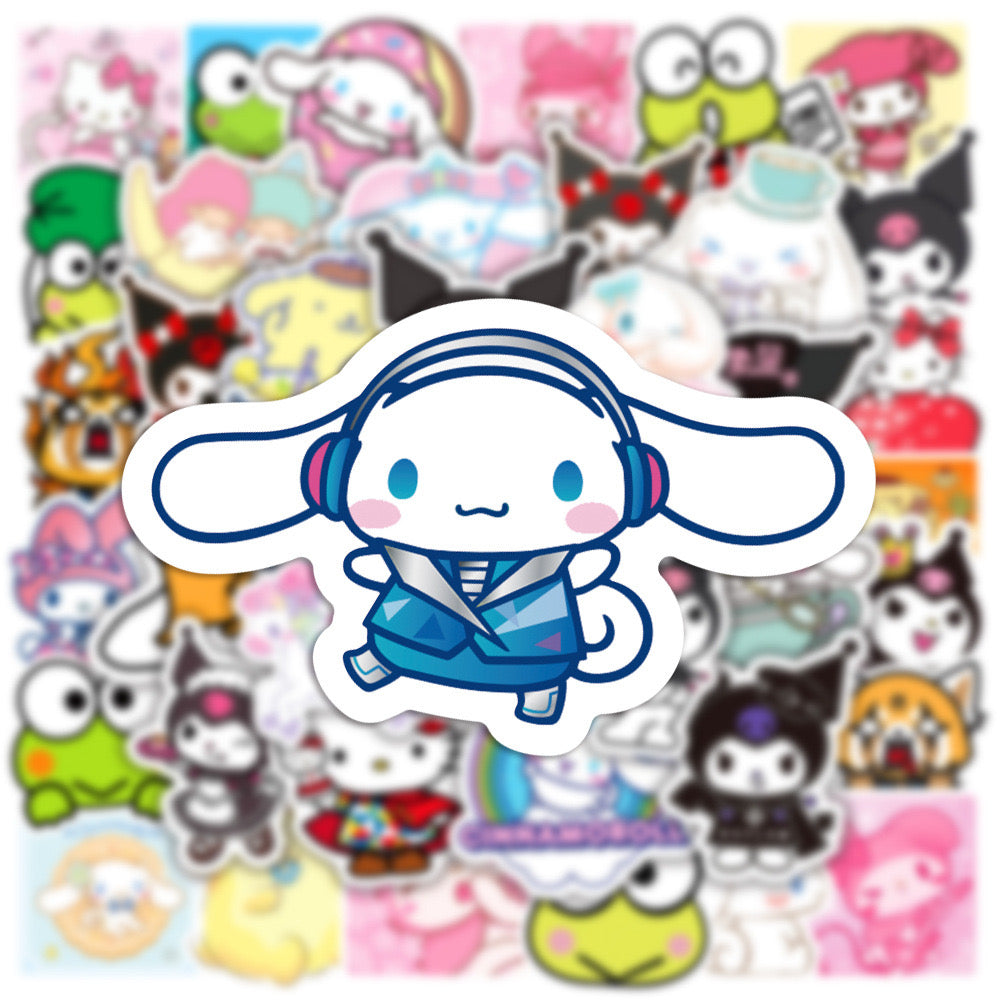 [Free ShIpping] Waterproof Kawaii cartoon Characters sticker