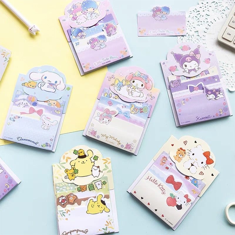 Sanrio 4 in 1 multi-sized memo set