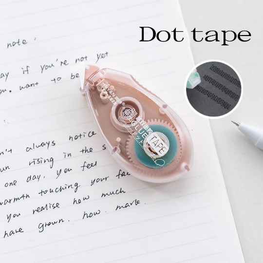 RosyPosy Dot Adhesive Tape/ Adhesive Tape dispenser