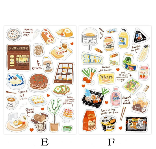 [Free Shipping] IFM Travel sketches Travel trinkets sticker/ stationery sticker/ daily Necessities sketches sticker