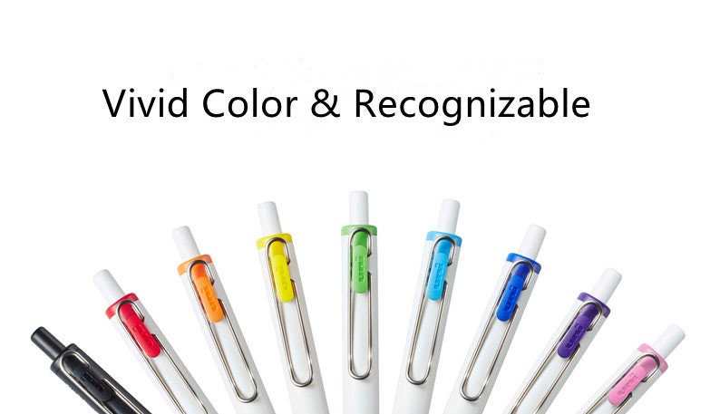 Uni-ball One Gel Pens Set of 8, 0.38mm Color Gel Pens