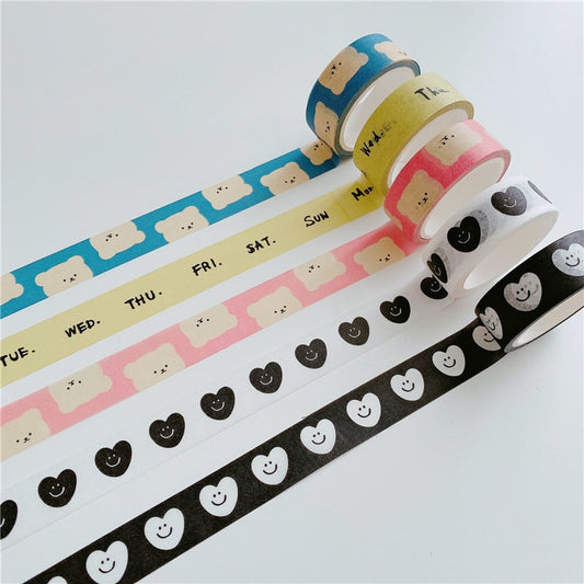 Korean Style Minimalism Style Journaling Washi Tape