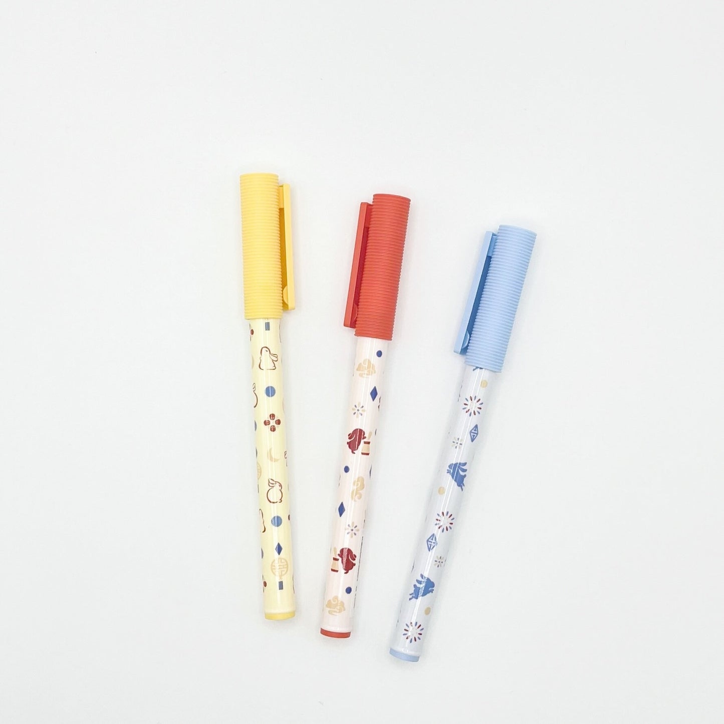 Kaco Jumbo Set of 3 Rabbit Print gel pens