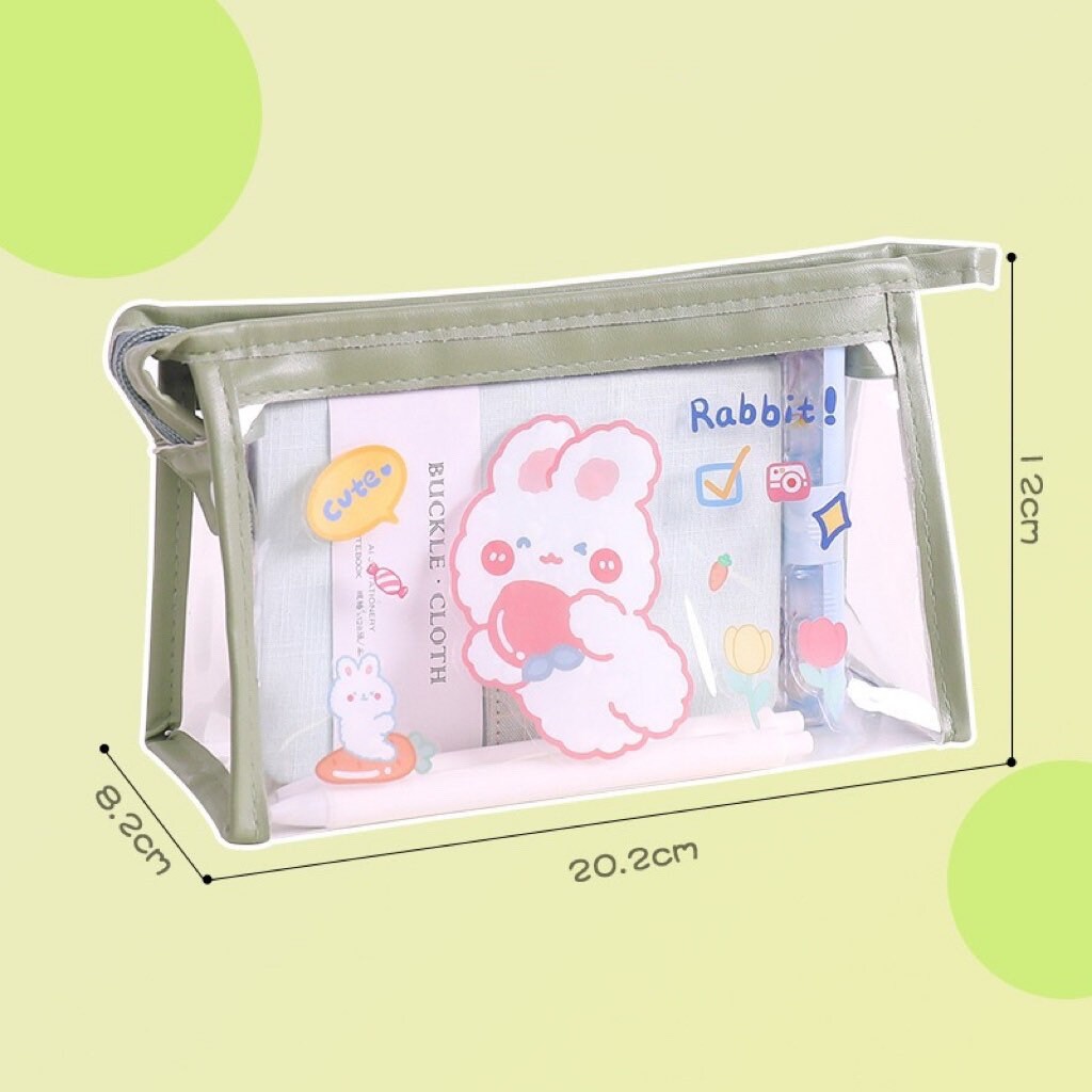 Cute Clear Transparent Pen Pouch